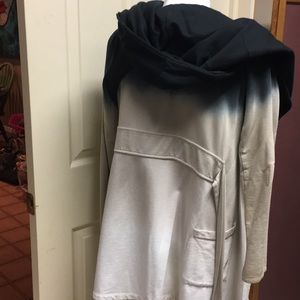Young Fabulous & Broke Jackets & Coats - Ombré colored long belted jacket Young Fabulous & Broke Jackets & Coats - Ombré colored long belted jacket